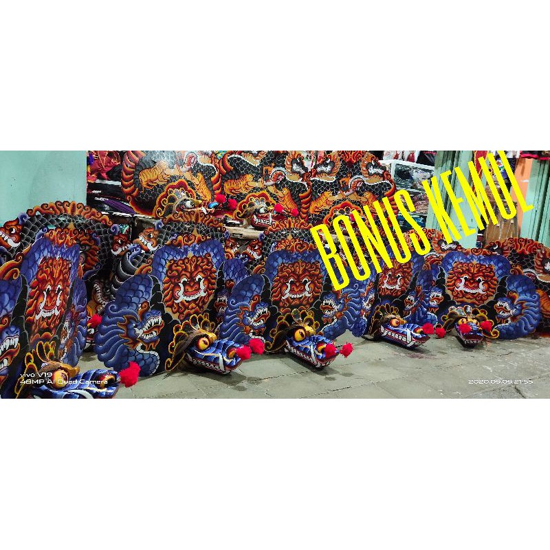 barongan cat brush murah sd smp  produk baru barongan anak barongan asli ganongan devil reog