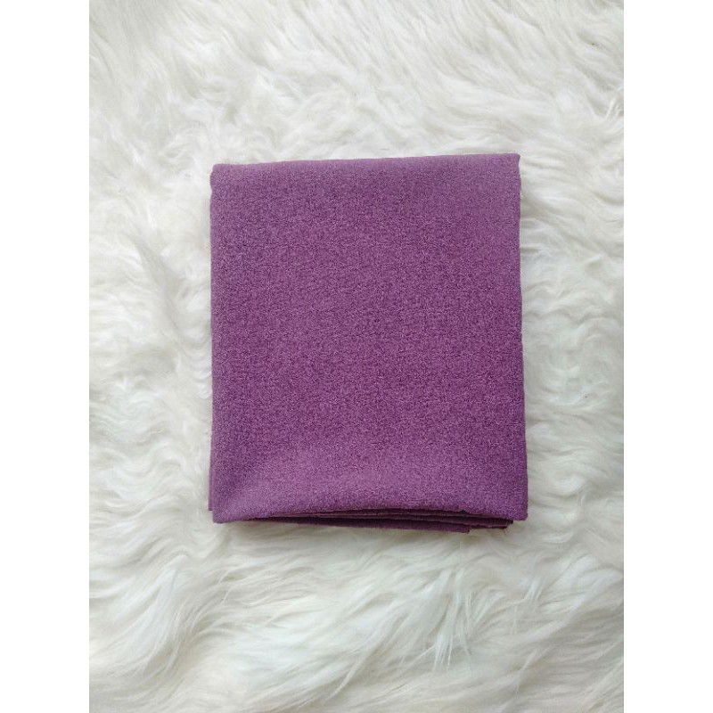 (200x75) Pashmina JUMBO SYARI JAHIT TEPI / Pashmina panjang /-Lavender
