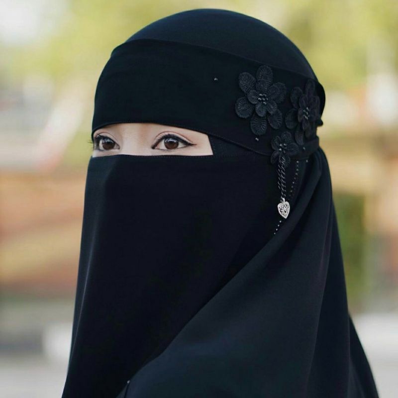 Niqab bandana zahira bandul love siffon