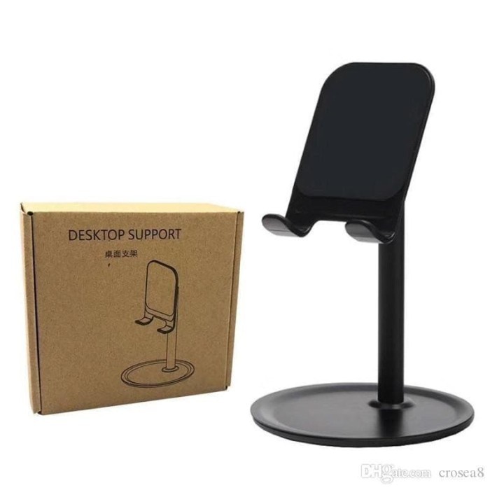 MODEL BULAT Dudukan BESI UTK HP Handphone Tablet Stand Holder