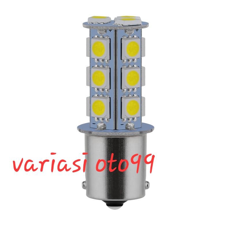 LAMPU LED REM STOP BAYONET 1157/ 18LED DAN 13LED UNTUK MOBIL MOTOR KAKI 2 DC