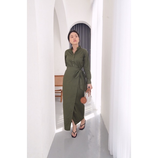 Selim Label Lois Dress Wrap Dress Lilit Hijab Rok Lilit Wrap Skirt