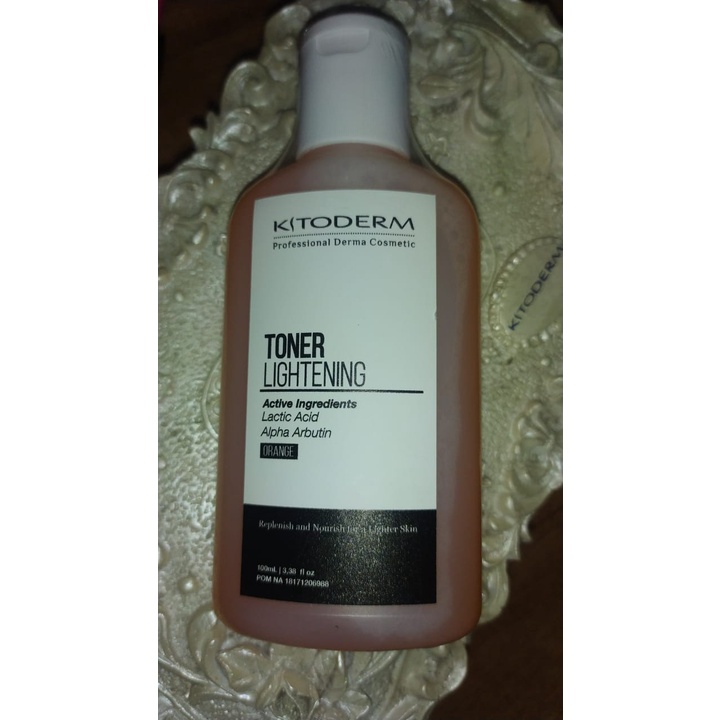 KITODERM TONER LIGHTENING ORANGE BOTOL OVAL