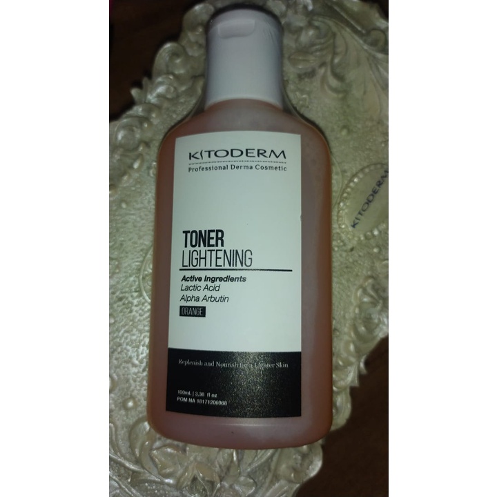 KITODERM TONER LIGHTENING ORANGE BOTOL OVAL