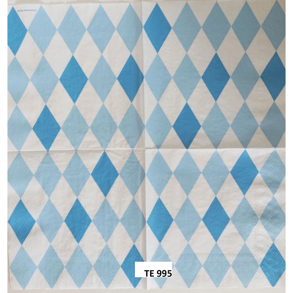 Tisu  Napkin Kerajinan  Decoupage Eropah 33X33 CM TE 995 TTS