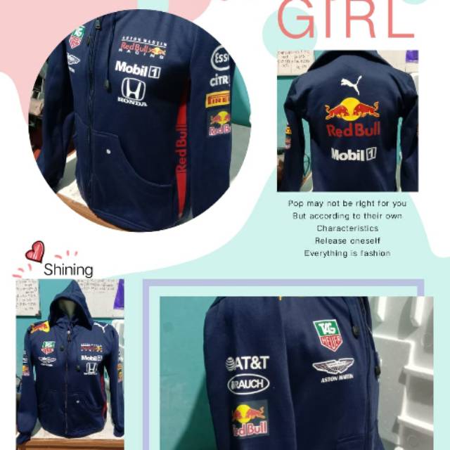 Hoodie/zipper/jaket/sweater redbull aston martin