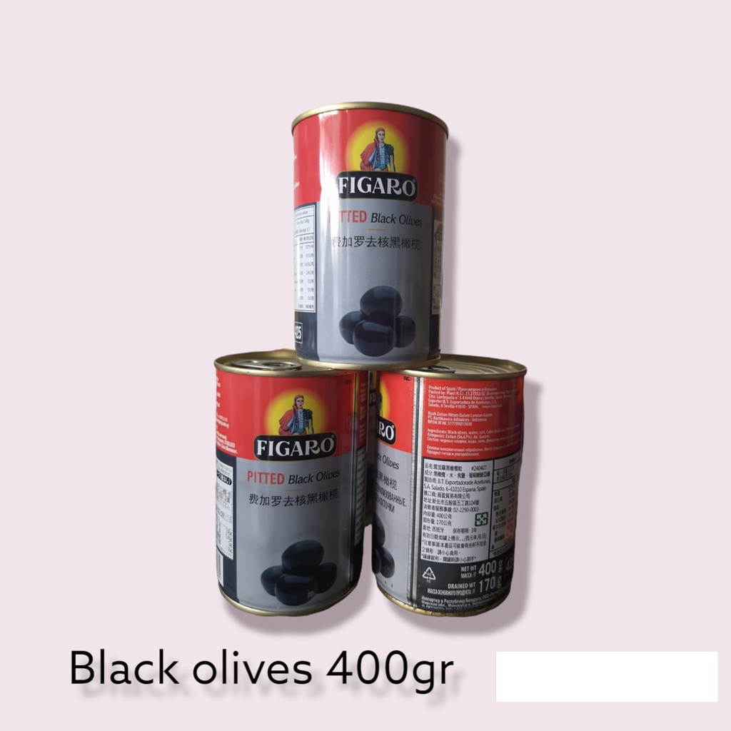 Figaro Black Olives 400ml