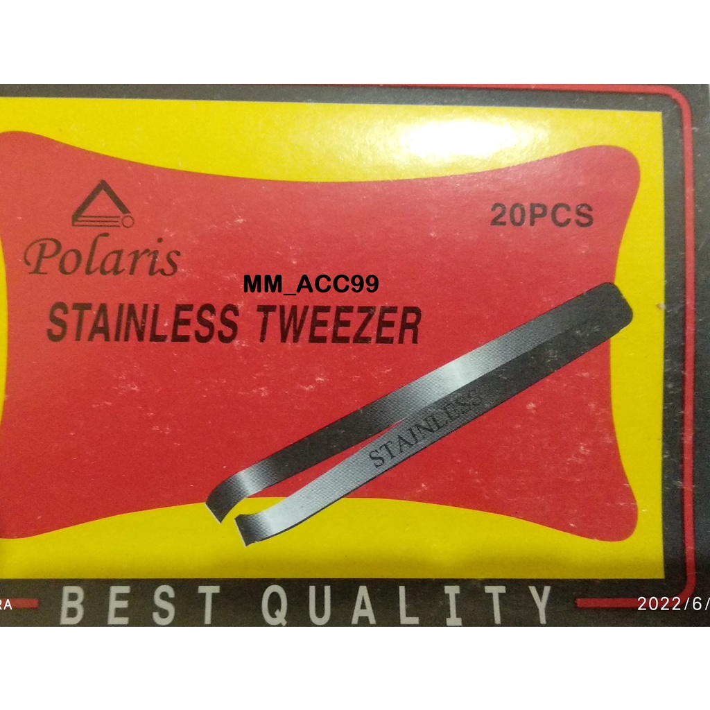 Pinset Stainless / Pinset Kumis / Pinset Jenggot / Pinset Alis