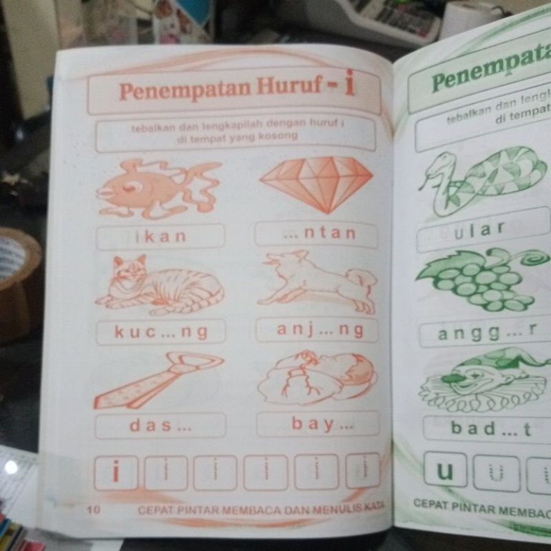 Buku Cepat Pintar Membaca &amp; Menulis Kata