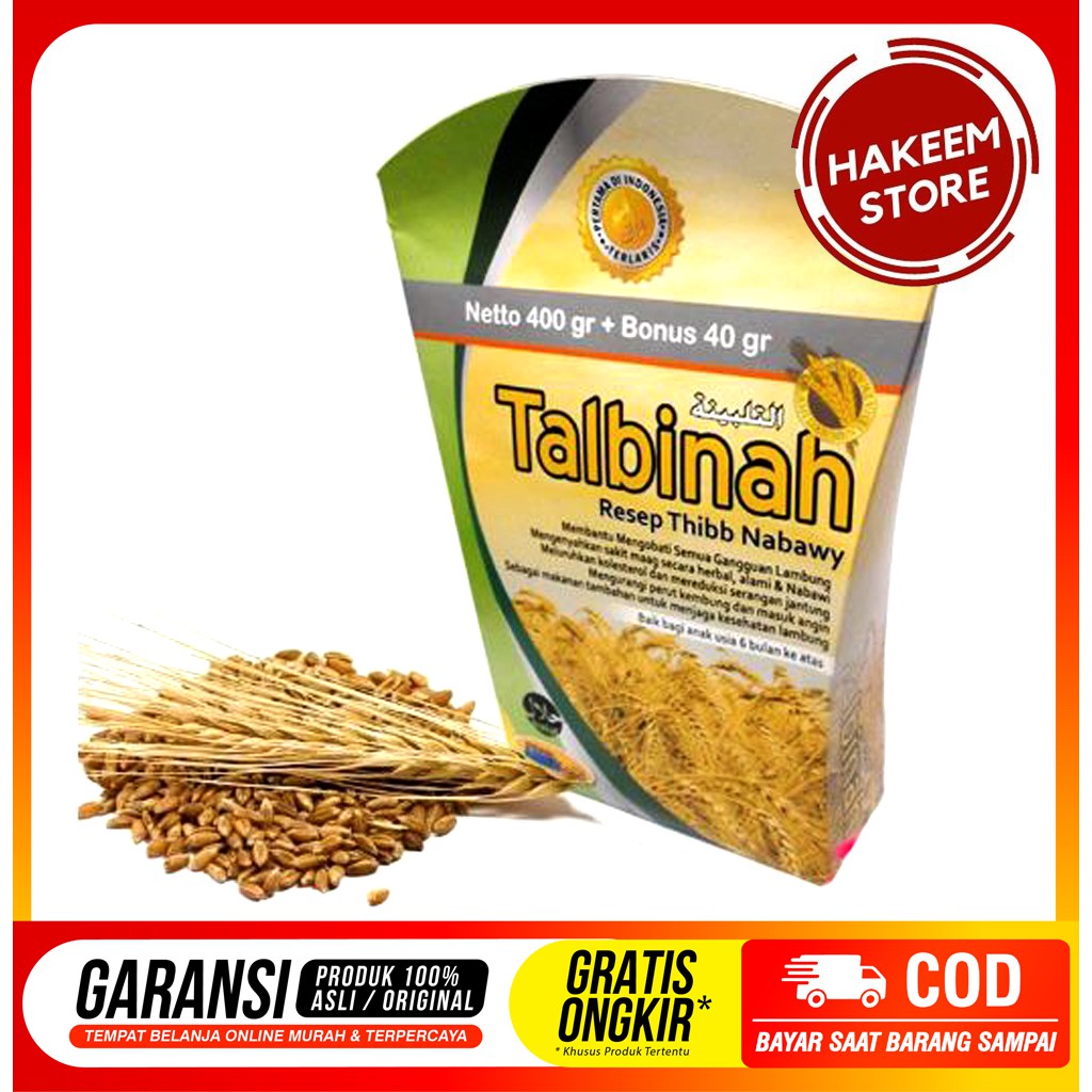 

Jual Talbinah Tepung Gandum Herbal Lambung Tepung Talbinah Asabil Amin 440 gram Herbal Maag