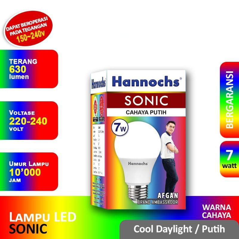 Lampu LED Hannochs SONIC 3W/ 5W/ 7W/ 9W/ 12W/ 15 Watt