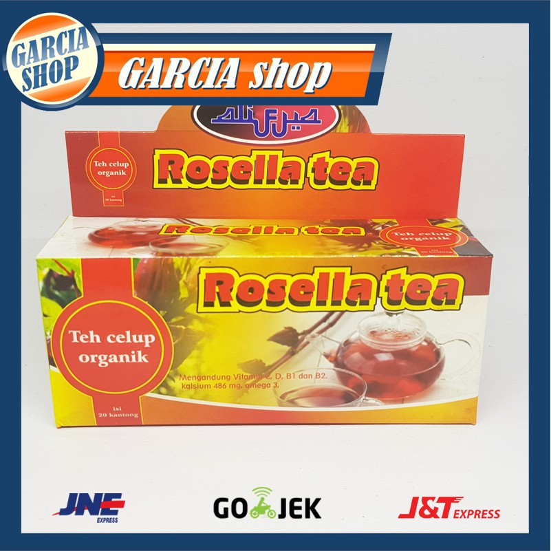 

Teh celup Organik ROSELLA TEA Teh Herbal Bunga Rosela | Minuman Herbal Kesehatan Alami Asli Original