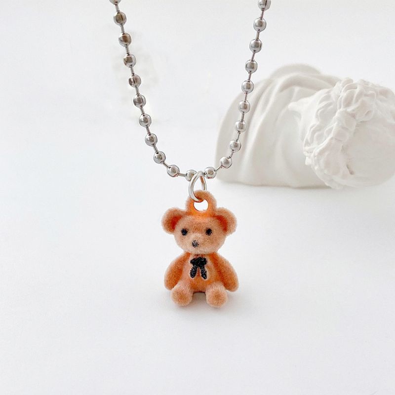 Kalung Bandul Boneka Beruang Necklace Teddy Bear Kalung Liontin Boneka