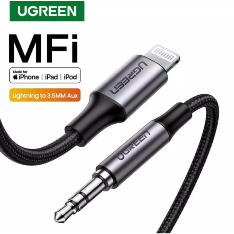 Ugreen Lightning to Aux 3.5mm Male - Ugreen Jack 3.5mm to Lightning Mfi for IPhone