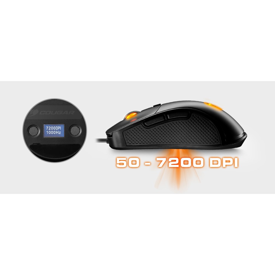 Mouse gaming Cougar Wired usb optical Surpassion Rgb 7200DPI