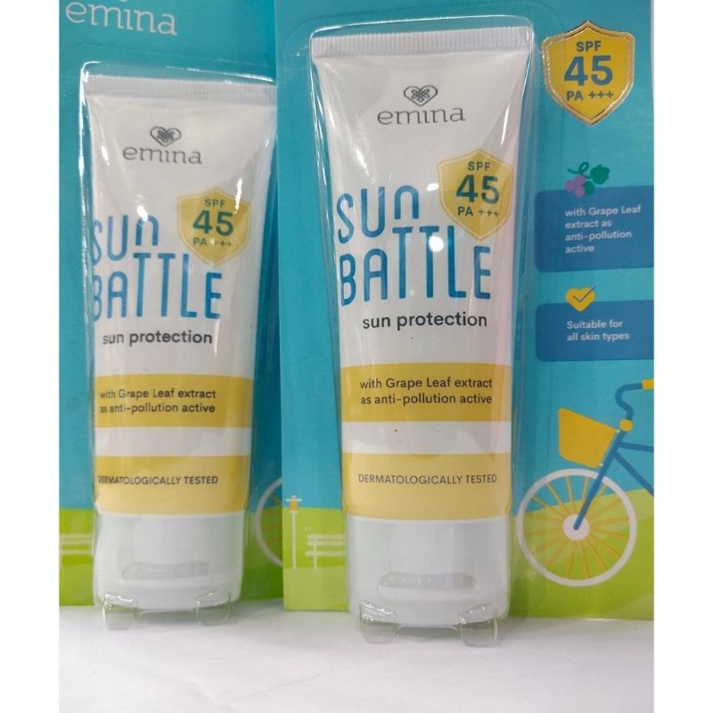 ❣️Rakkistore99❣️Emina SUN BATTLE Sun Protection SPF45 PA+++ (KUNING)