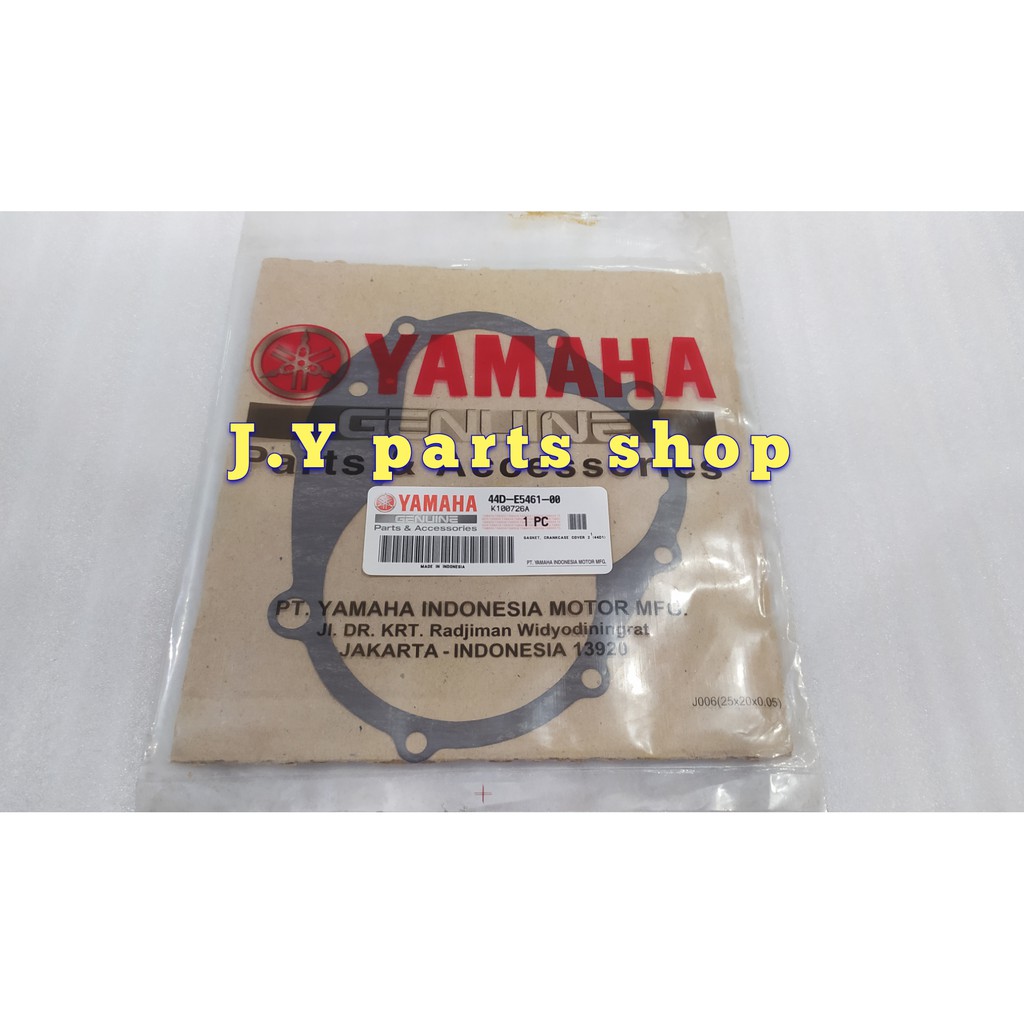 GASKET PERPAK PAKING BLOK BAK GARDAN GIGI RASIO CVT XEON KARBU RC GT AEROX 125 ORIGINAL YGP 44D-E5461-00