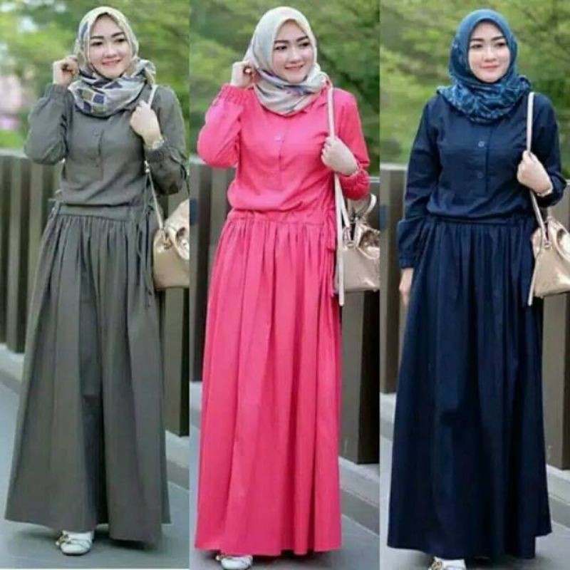 gamis dress terbaru 2021