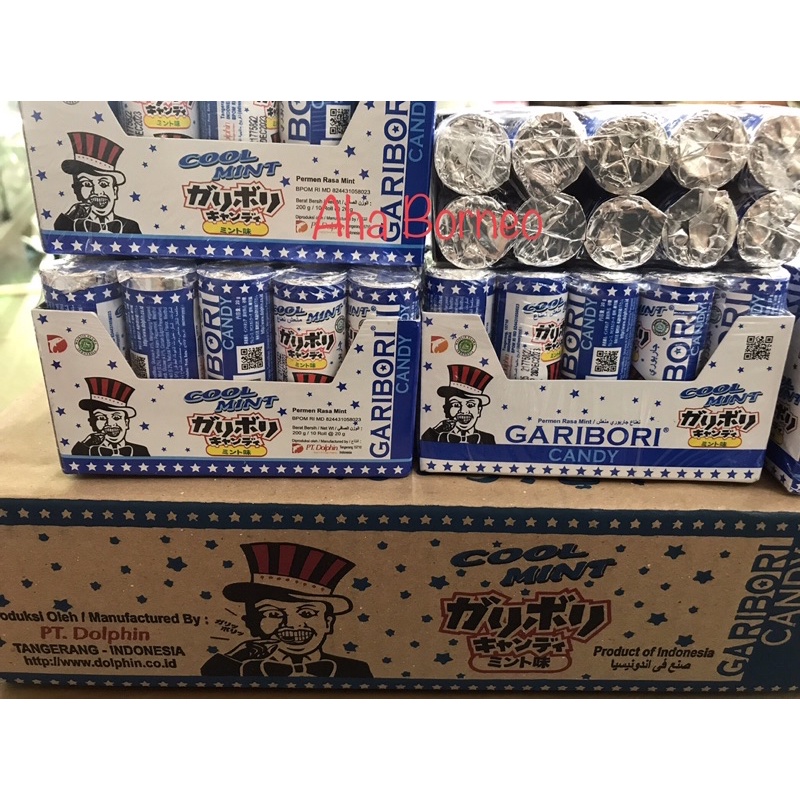 

Permen Jadul Rasa Mint 10 Roll 300gr Garibori Candy Cool Mint
