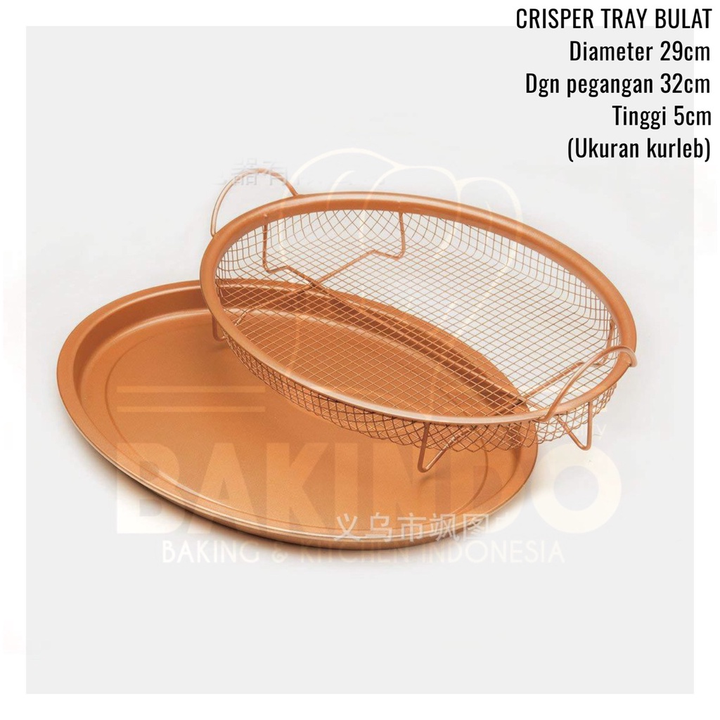 Kingsbakeware Cooper Crisper Tray Fika / Oven Tray / Peniris Minyak / Cooling Rack / Baking Tray