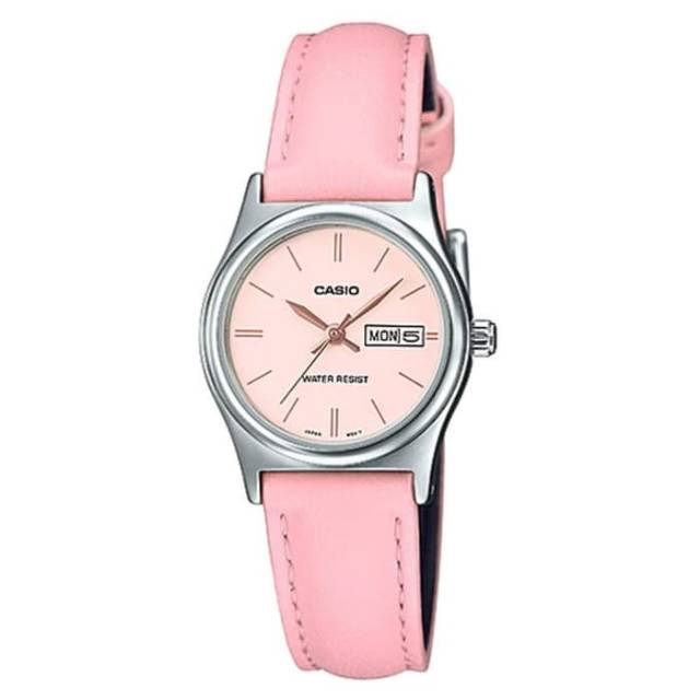 JAM TANGAN WANITA CASIO LTP-V006L-4BUDF / LTP-V006L-4B ORIGINAL & BERGARANSI
