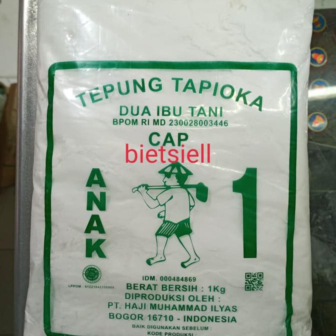 

[[BISA COD]] tepung tapioka ibu tani cap anak 1 kg 10 pcs/krt (gosend/grab) Kode 562
