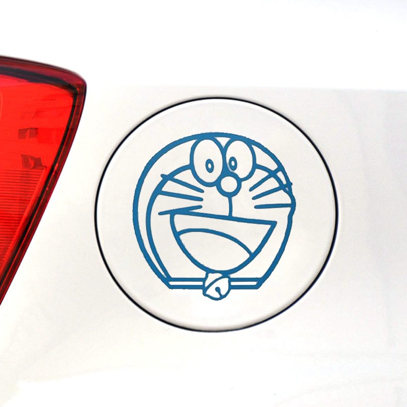Stiker Tangki Mobil Doraemon - Car Decal Sticker