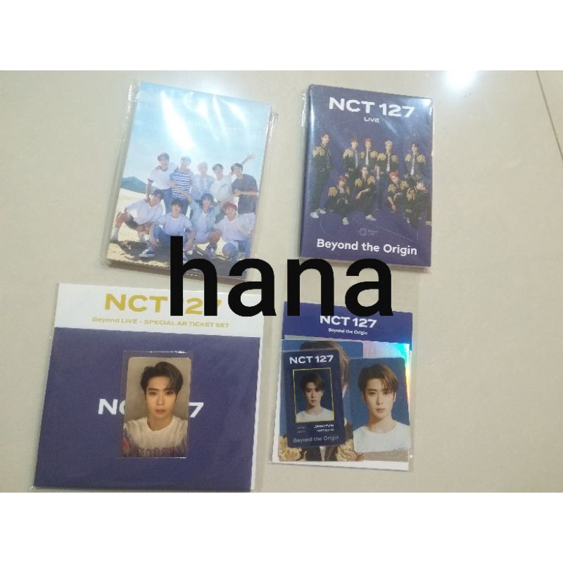 photocard ar ticket, id card nct 127 jaehyun, postcard beyond live, nature republic nct 127