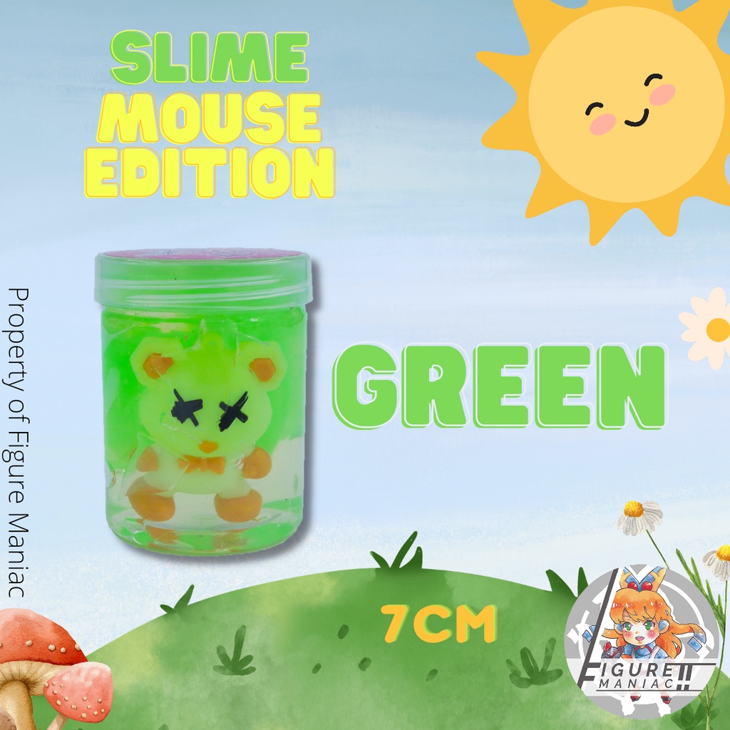 Mainan Anak - Slime Mouse Tabung Edition 7 cm Import Premium