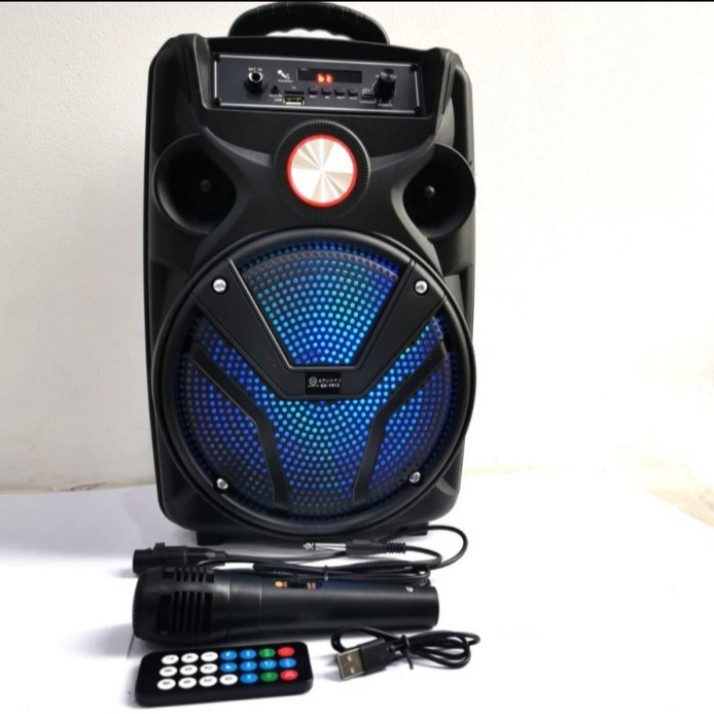 Speaker Bluetooth Karaoke SX-Y812 free Mic+Remote ~ SX-Y812 Salon Aktif