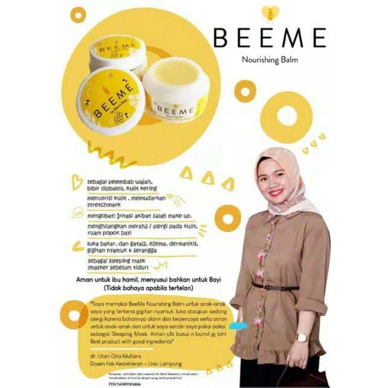 Cream Beeme Nourishing by Mama Shey Original BPOM