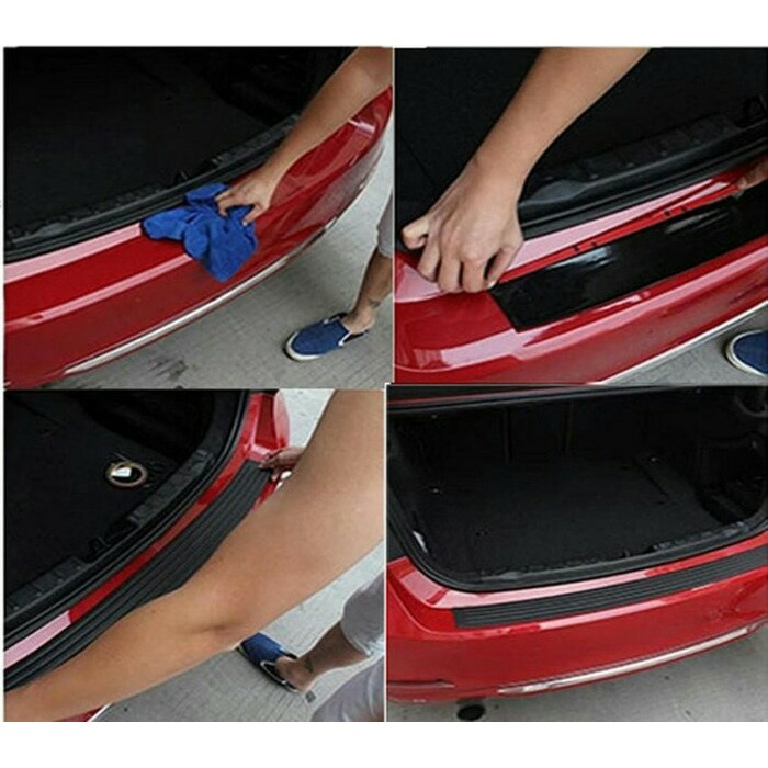 Karet Pelindung Bumper Belakang Pintu Mobil Karpet Rear Sill Guard