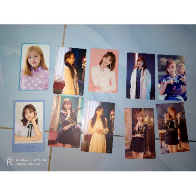 Photocard sakura yujin chaewon iz*one vampire