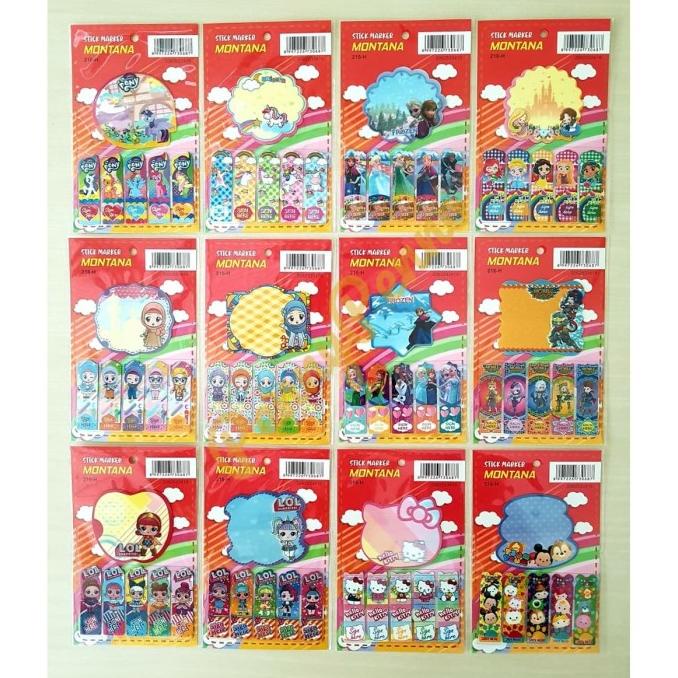 

Pembatas Buku Plastik Hologram Model Karakter Unik dan Lucu