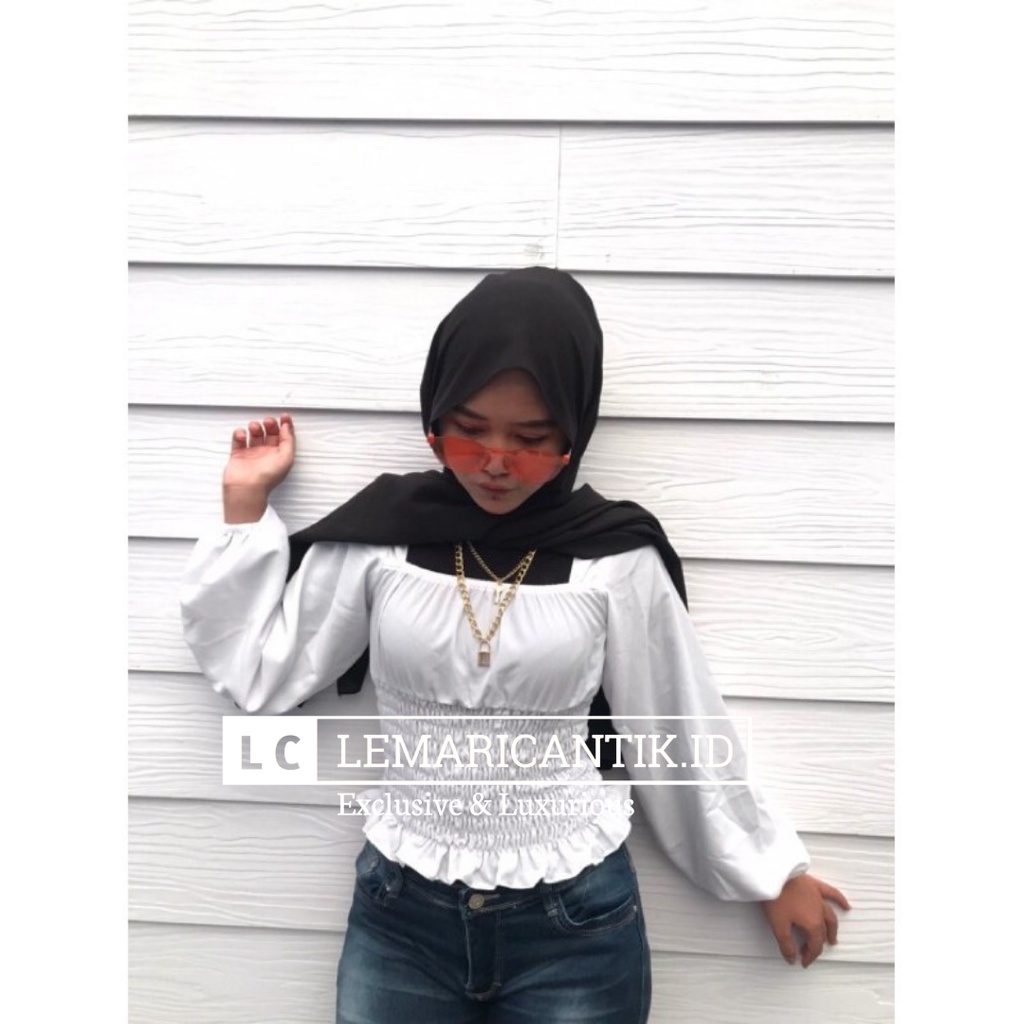 BLOUSE 02 // BAJU SABRINA JUMBO | BAJU SABRINA WANITA | ATASAN WANITA JUMBO | BLOUSE BIG SIZE | BLOU