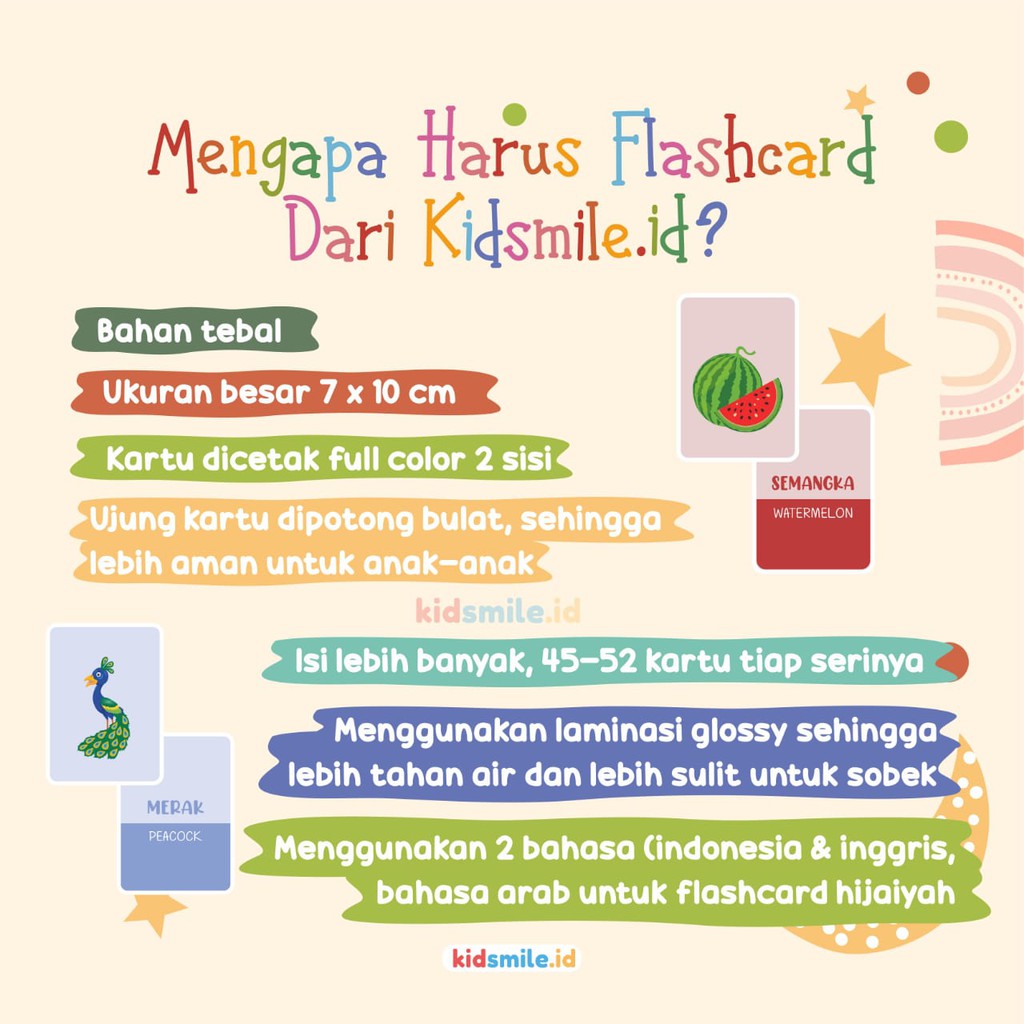 Flash Card Kidsmile ANGGOTA TUBUH Mainan Edukasi Anak Flashcard Anak Flash Card Anak Montessori