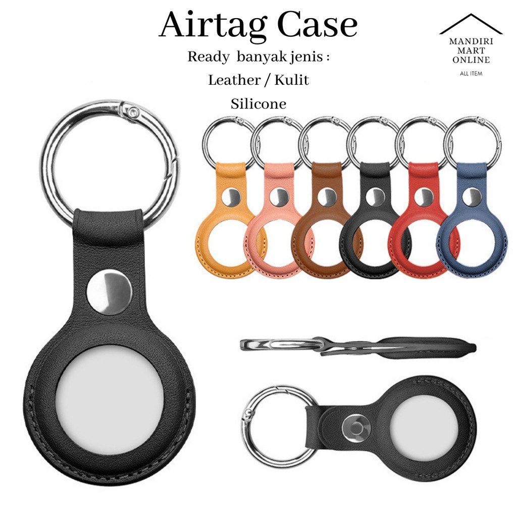 Apple AirTag Case Casing Pelindung Bahan Silikon / Case Gantungan Apple Airtag Anti Hilan