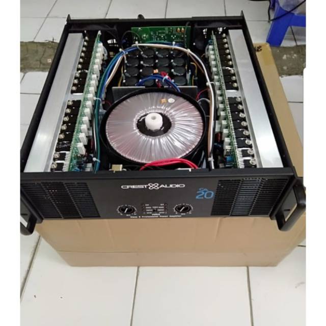 PROMO MURAH POWER AMPLIFIER CREST AUDIO CA20/CA 20 BODY PANJANG