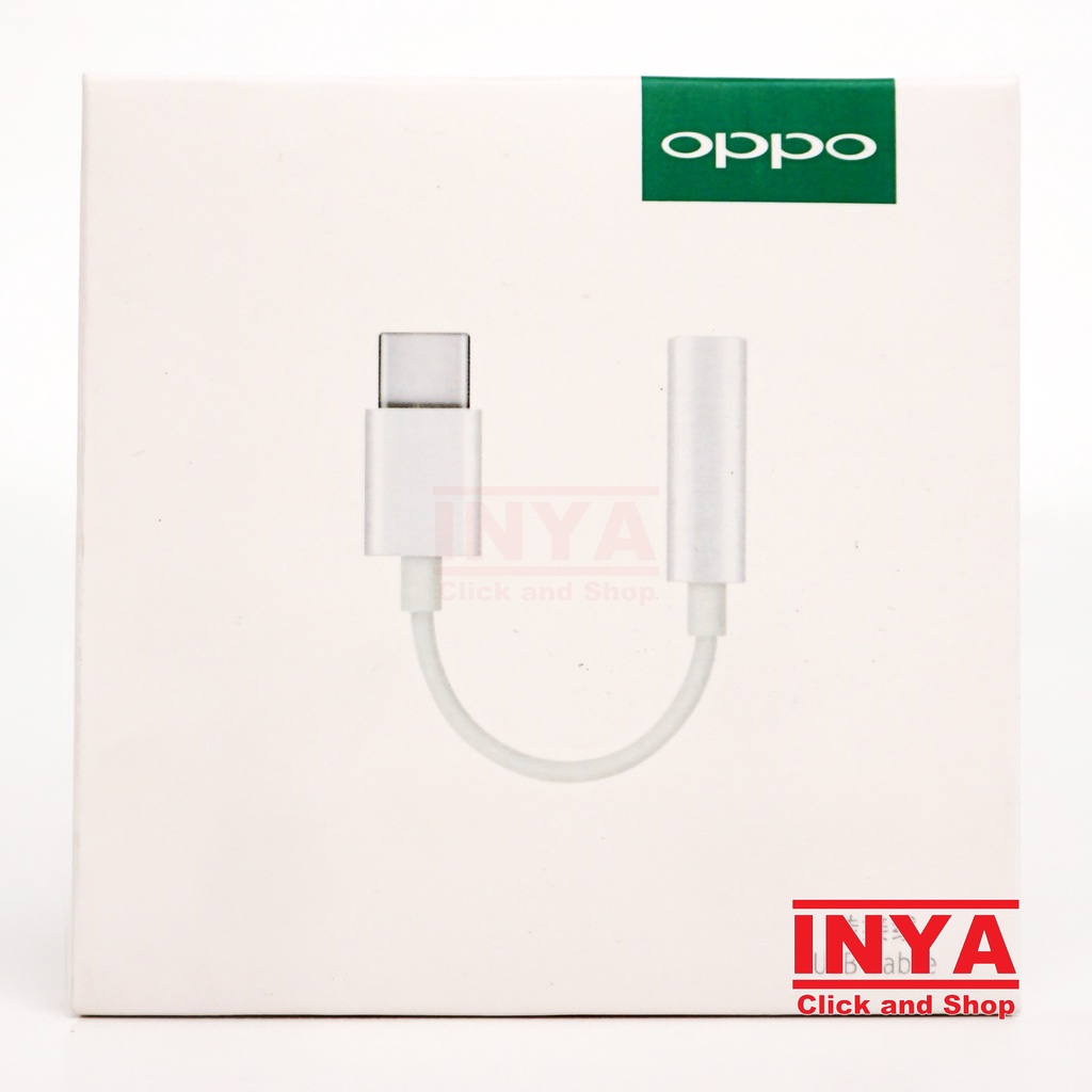 OPPO AUDIO ADAPTER ORIGINAL Type C to 3.5mm Headphone Jack - Audio Converter