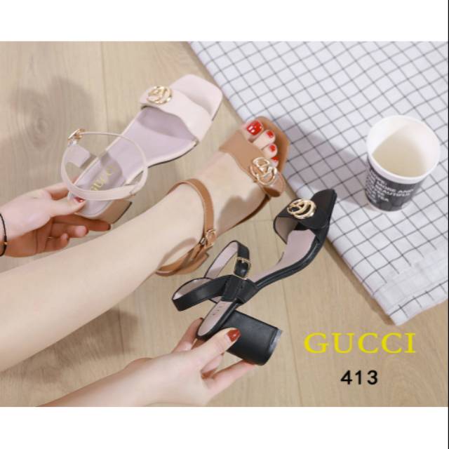 Bisa tawar Gucci Heels Shoes 413