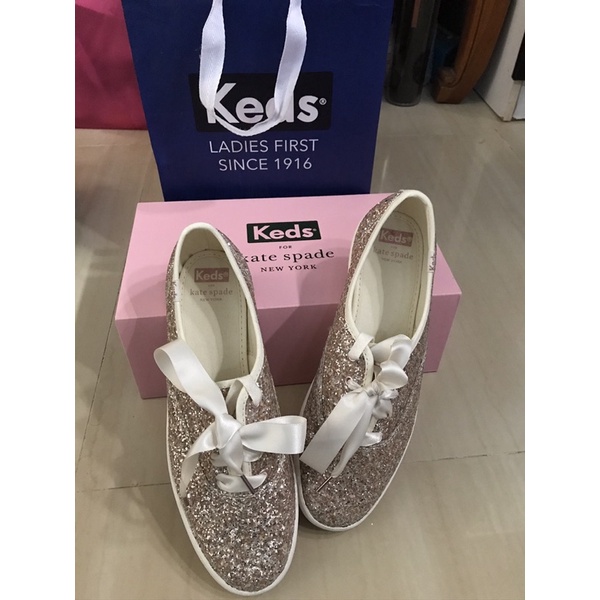 Keds Champions Kate Spade Glitter Multi New