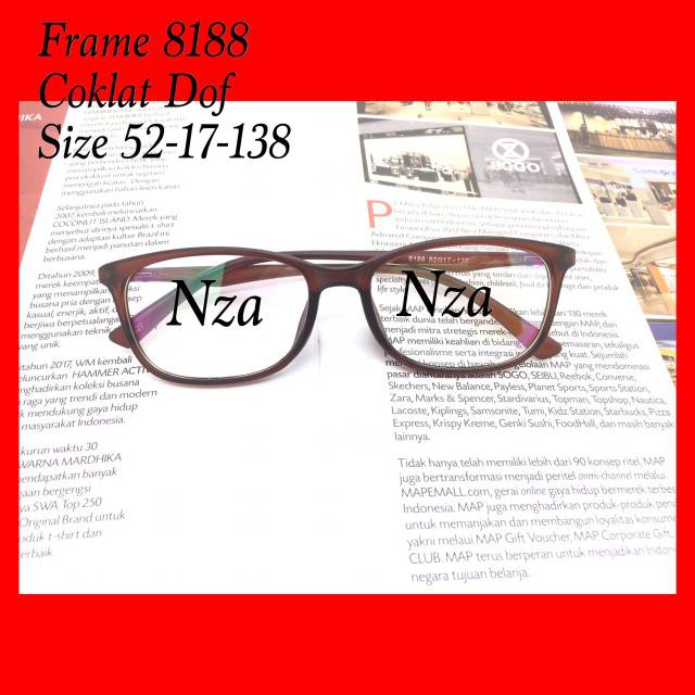 Frame Kacamata Trendy, Kaca mata Anti Radiasi, Kacamata Minus, Kaca mata Pria &amp; Wanita, Kacamata New