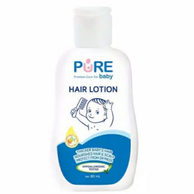 PURE Baby Hair Lotion 80ml // Pembersih Rambut // Vitamin Rambut // Perawatan Rambut