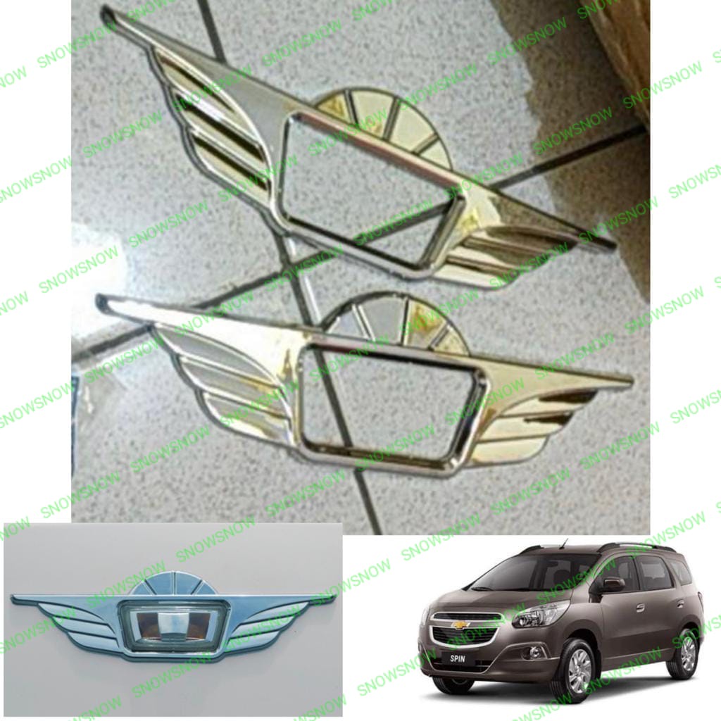 Cover Lampu Samping Chevrolet Spin Side Vent Chrome