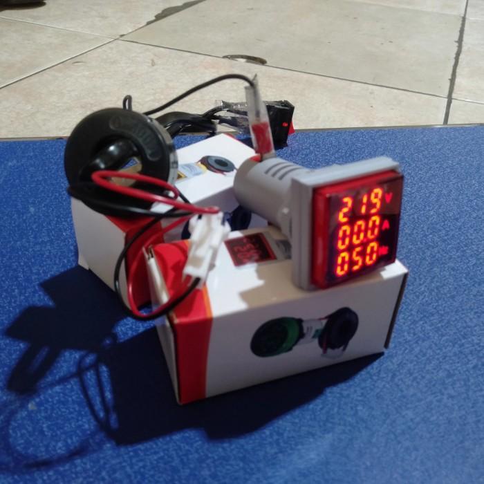 Volt Meter/Amper Meter Digital Ac A+V+Hz 3in1
