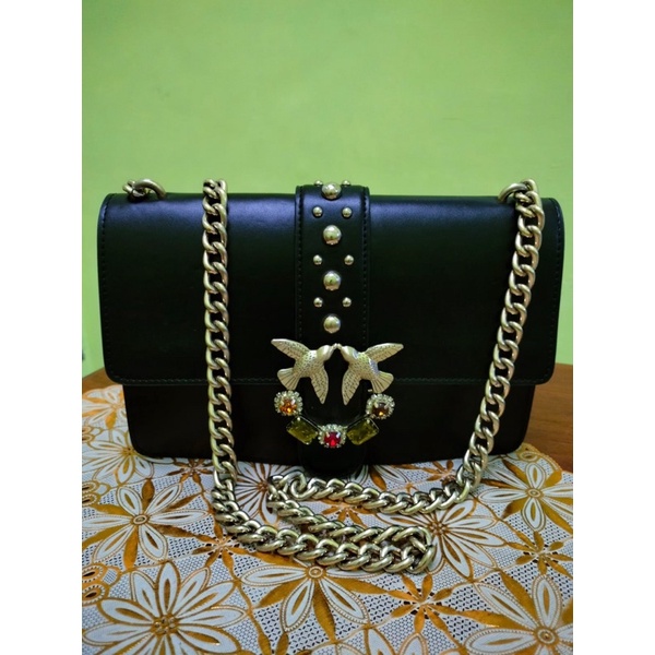 ❌SOLD❌ TAS KULIT BRANDED MERK PINKO ORIGINAL