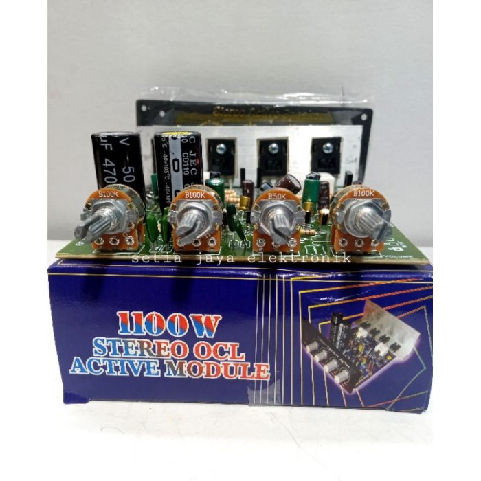 kit power aktif speaker stereo ocl 1100wat