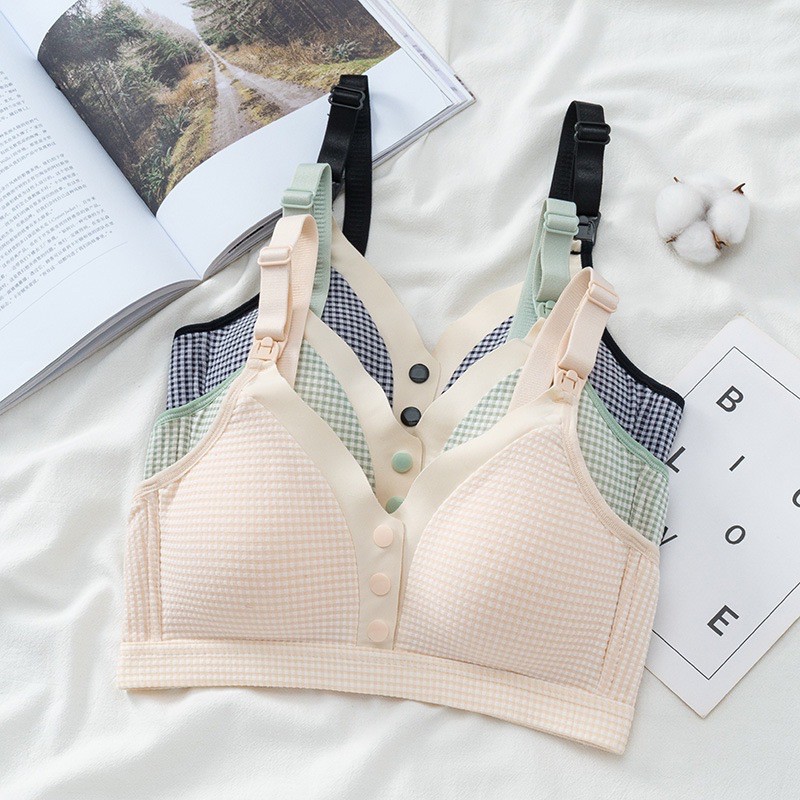 HEYMOMMY.ID - Bra Menyusui 2in1 Gingham|✅@DWIHANDAANDA APPROVED✅ |Bh Menyusui Maternity Bra Nursing Bra Breastfeeding Bra