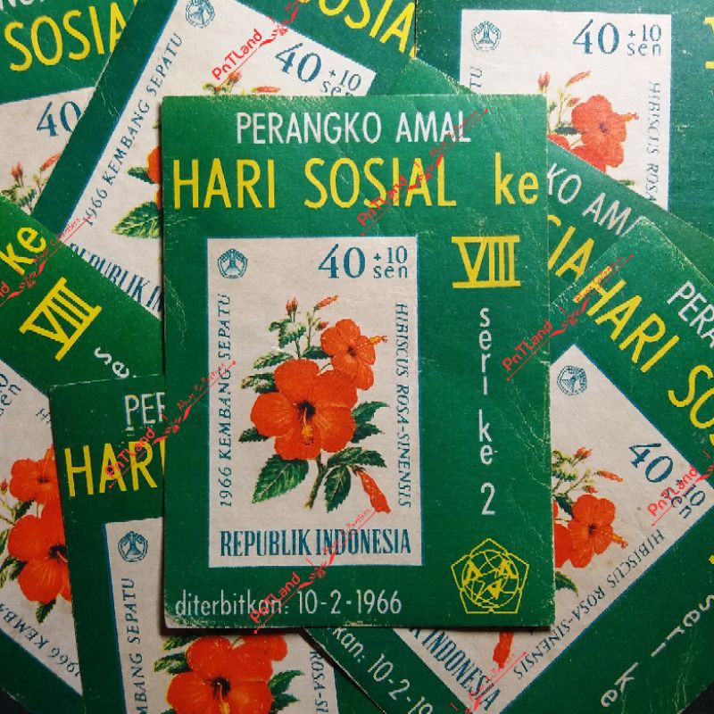 

Prangko SS Hari Sosial ke VIII seri 2 thn 1966