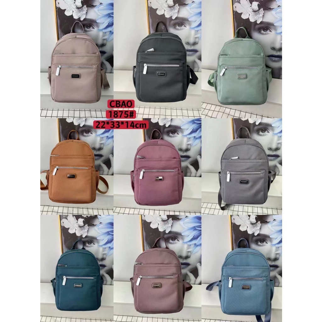 LUCKYMALL Tas Wanita Import Jinjing Ransel CHIBAO CB1875 1875 Parasut Super Quality